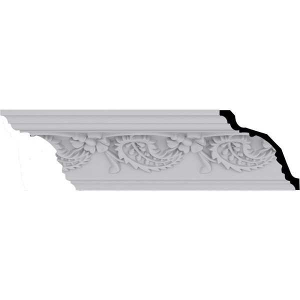 Ekena Millwork 5"H x 5"P x 7 1/8"F x 94 1/2"L Wakefield Crown Moulding MLD05X05X07WA - main